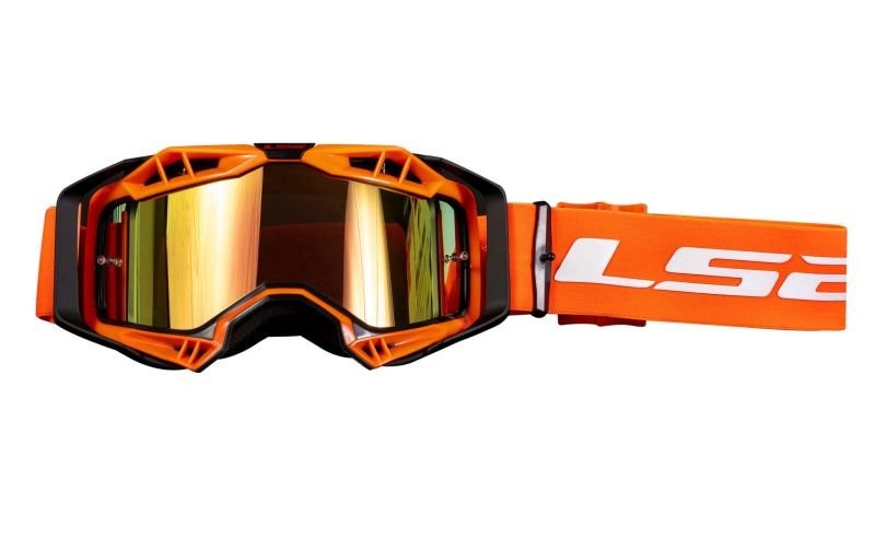 Brýle LS2 Aura Pro zrcadlové oranžové