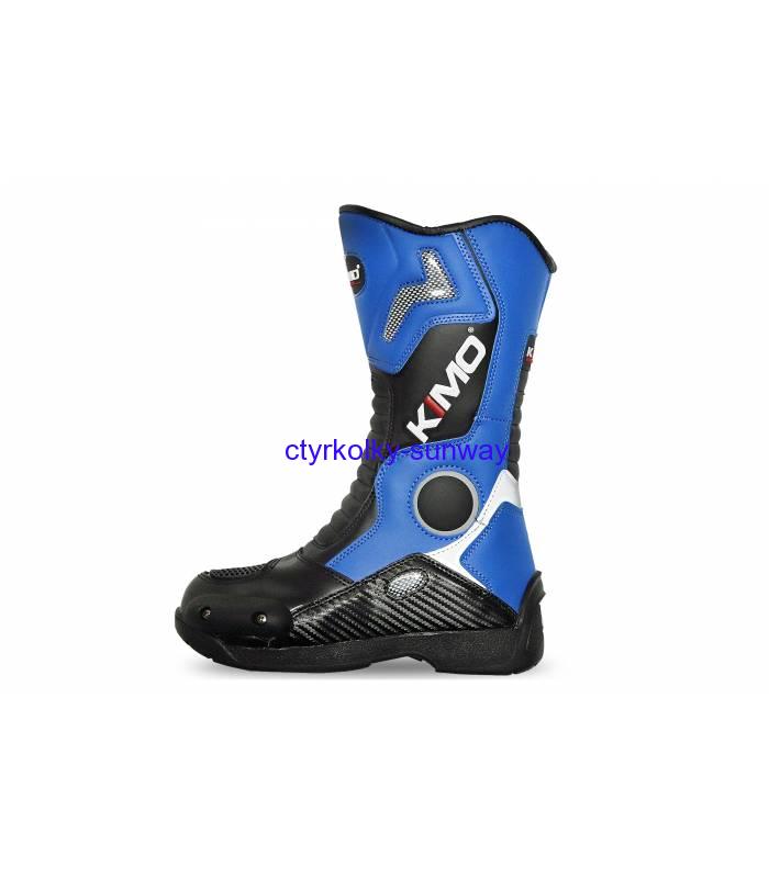 Moto boty pro děti Nitro Kimo modré