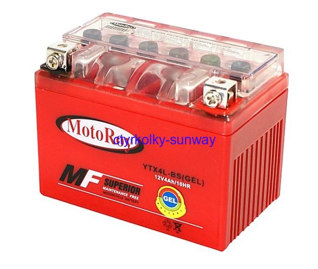 Moto baterie Motoroy 12V 4Ah