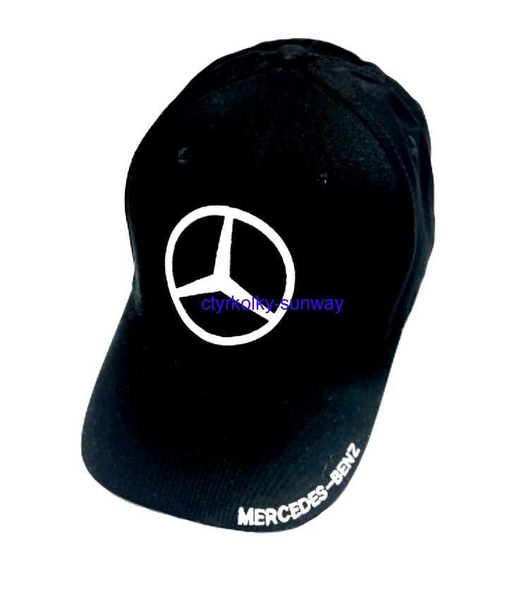Čepice Mercedes černá s logem na kšiltu