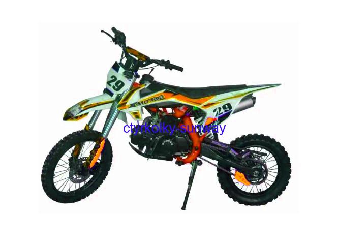 Pitbike XB29 125cc 4T el.start oranžový