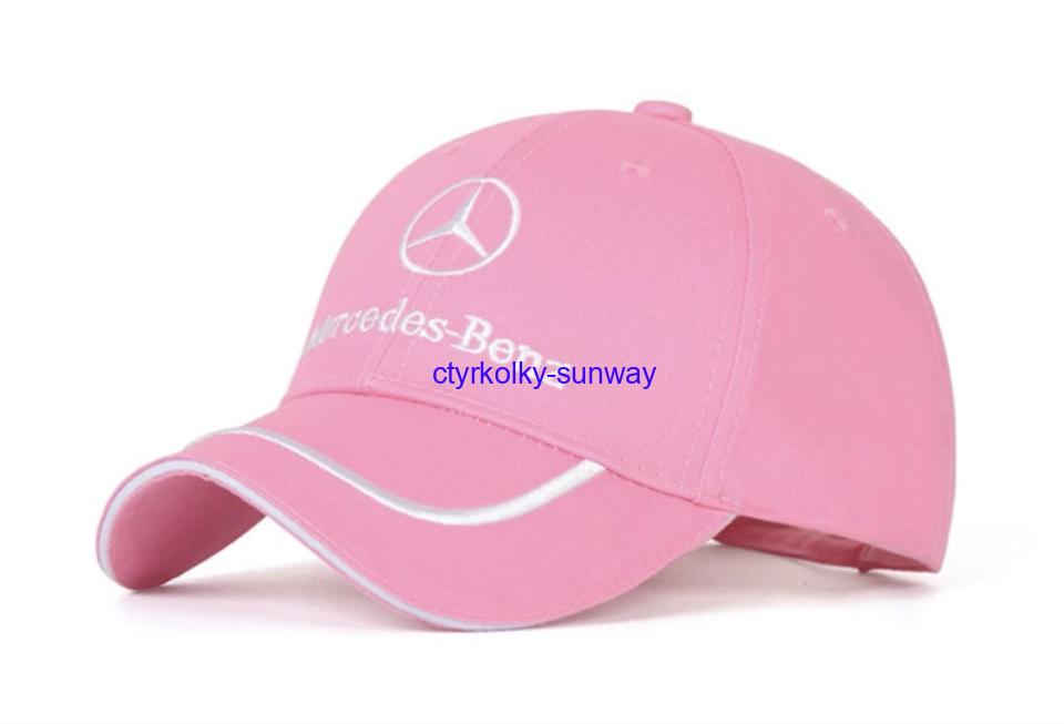 Čepice Mercedes růžová