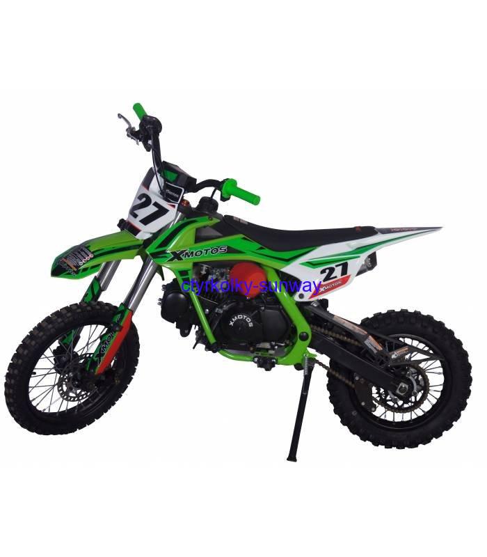 Zelený pitbike XB27 125cc 4t E-start