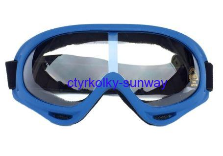 Brýle pro motokros dětské modré