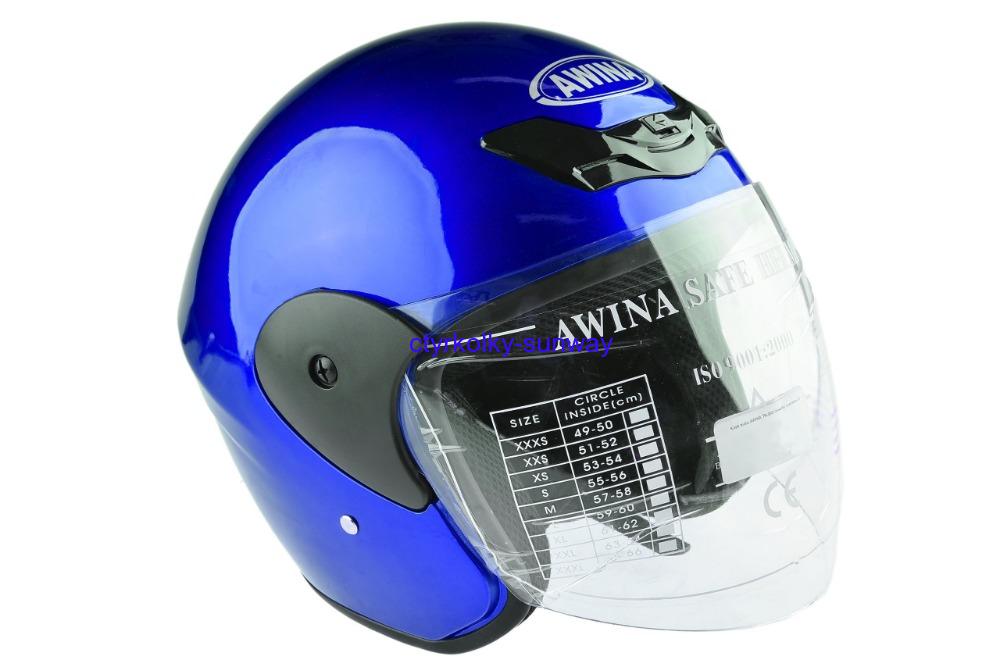 Helma na skútr Awina modrá TN8661