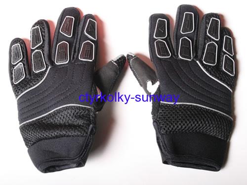 Motorkářské krosové rukavice black
