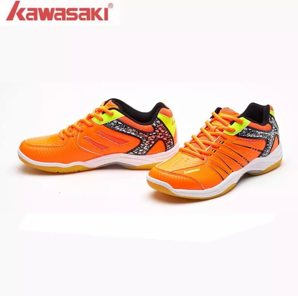 Boty na badminton Kawasaki oranžové 44