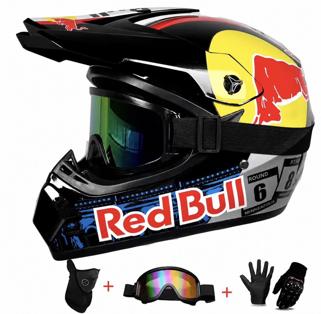 Krosová přilba RedBull SET