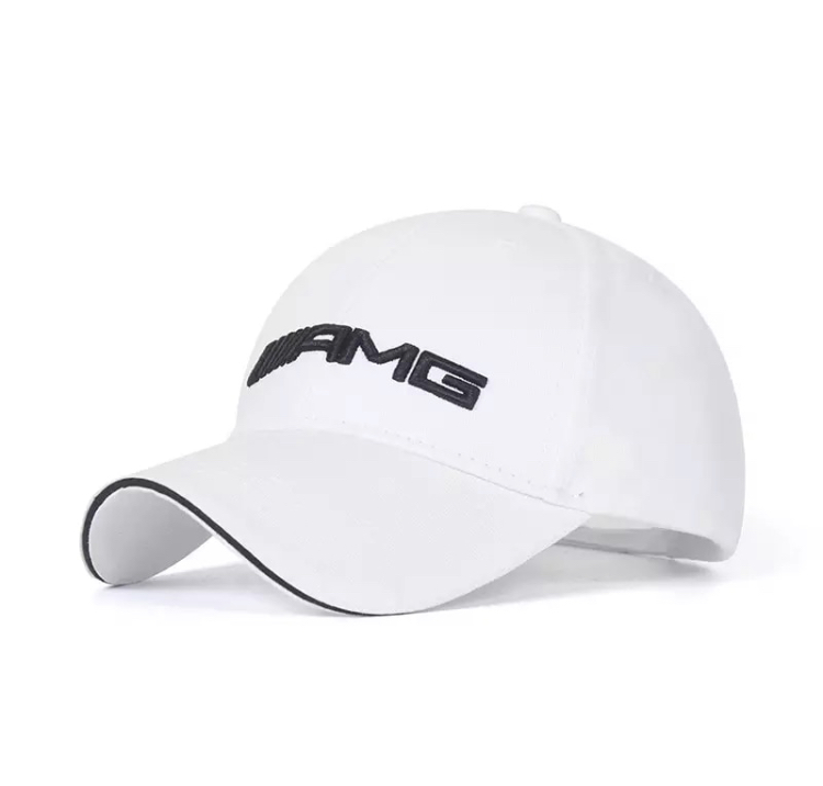 Čepice AMG bílá s kšiltem