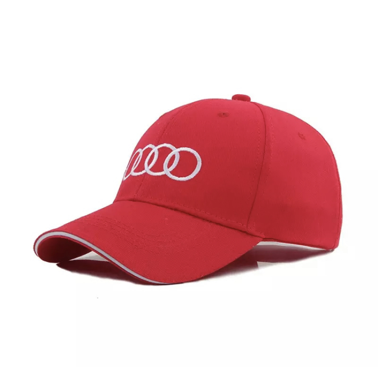 Čepice AUDI červená s kšiltem