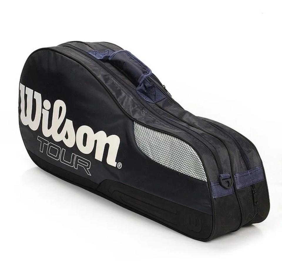 Bag na tenisovou výbavu Wilson tmavě modrý