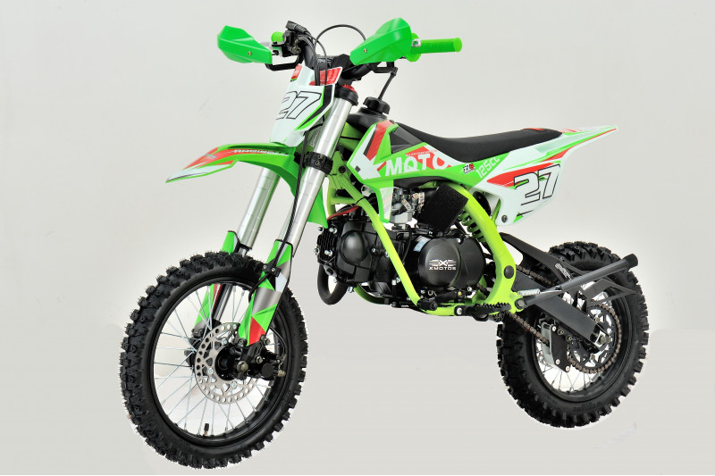 Zelený pitbike XB27 125cc 4t K-start