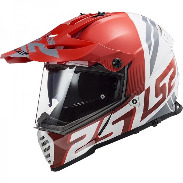 Enduro - cross helma LS2 MX436 Pionner Evo Evolve red/white