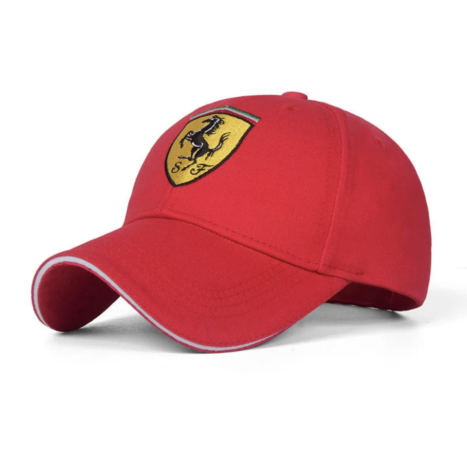 Kšiltovka Ferrari červená