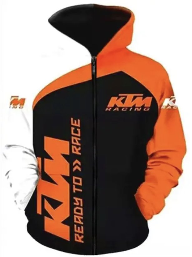 Mikina  KTM s kapucí na zip