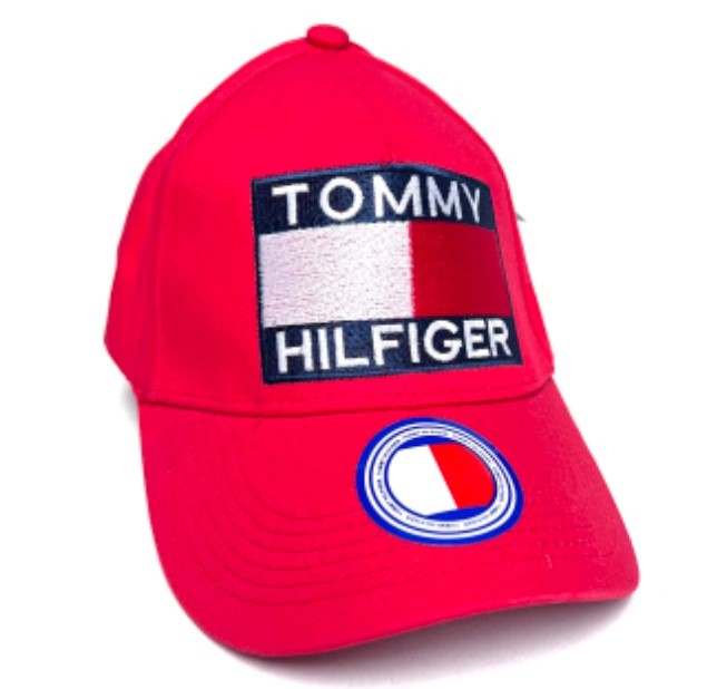 Kšiltová čepice Červena Tommy Hilfiger