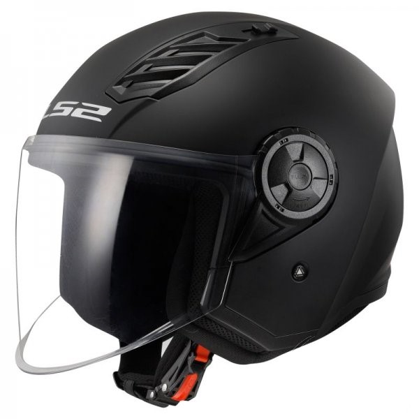 Helma na skútr LS2 OF616 Airflow II Solid matně černá