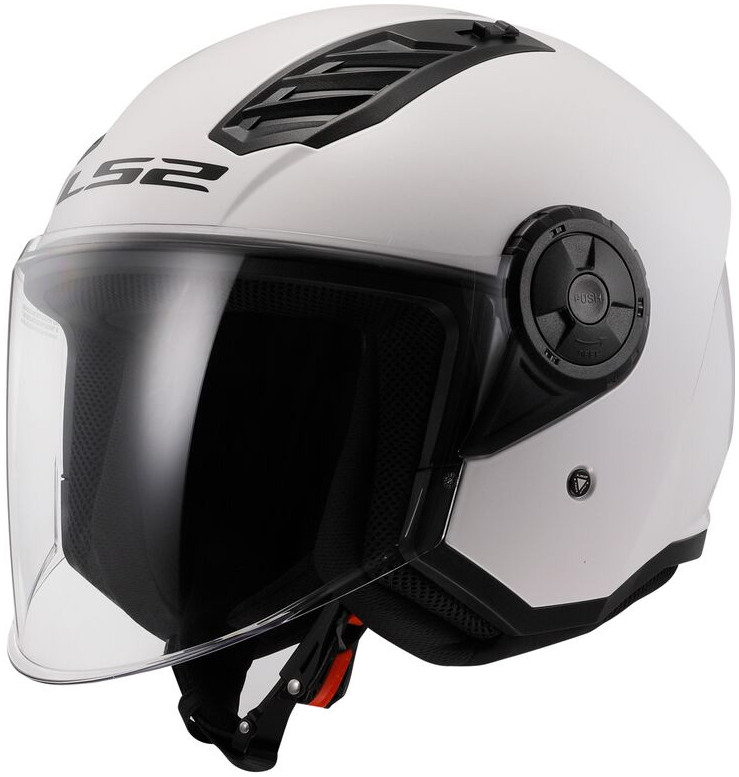 Helma na skútr LS2 OF616 Airflow II Solid bílá