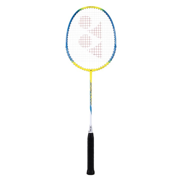 Badmintonová pálka Yonex NANOFLARE 100 YELLOW BLUE 3UG4