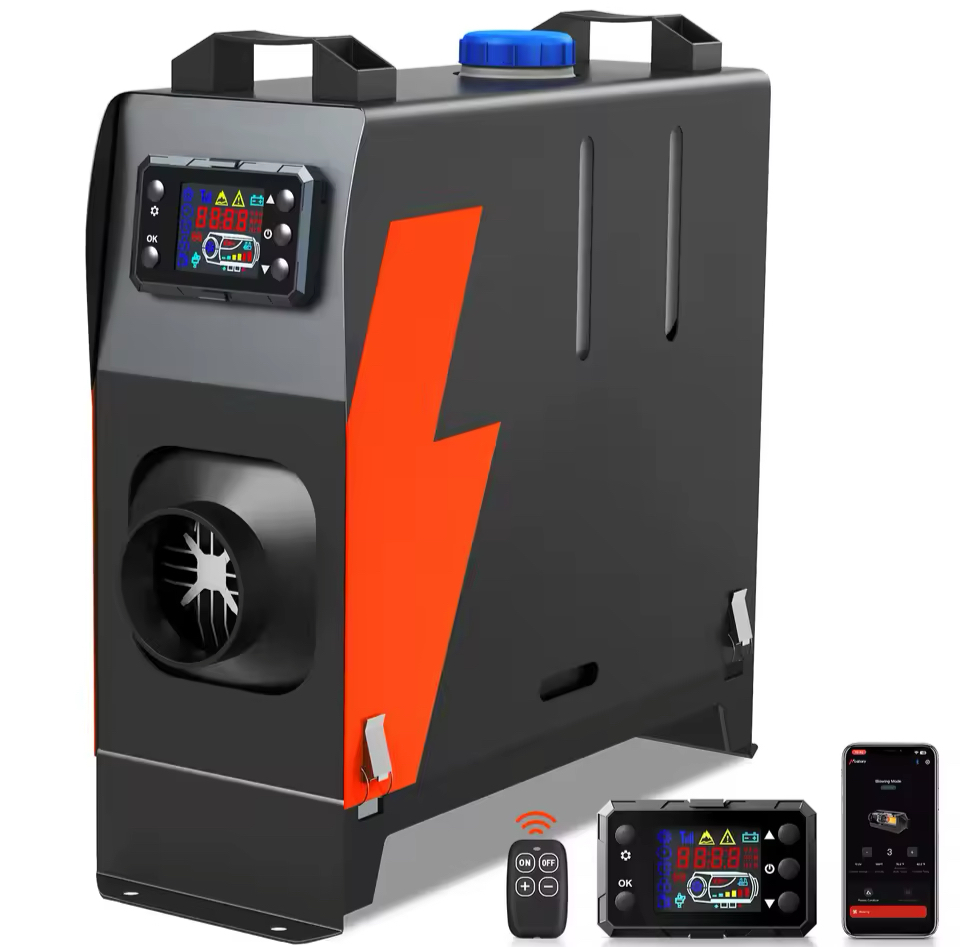 Nezávislé topení 230V/12V s dálkovým ovladačem s Bluetooth 8kW
