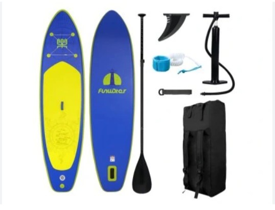 Nafukovací paddleboard modrý SET
