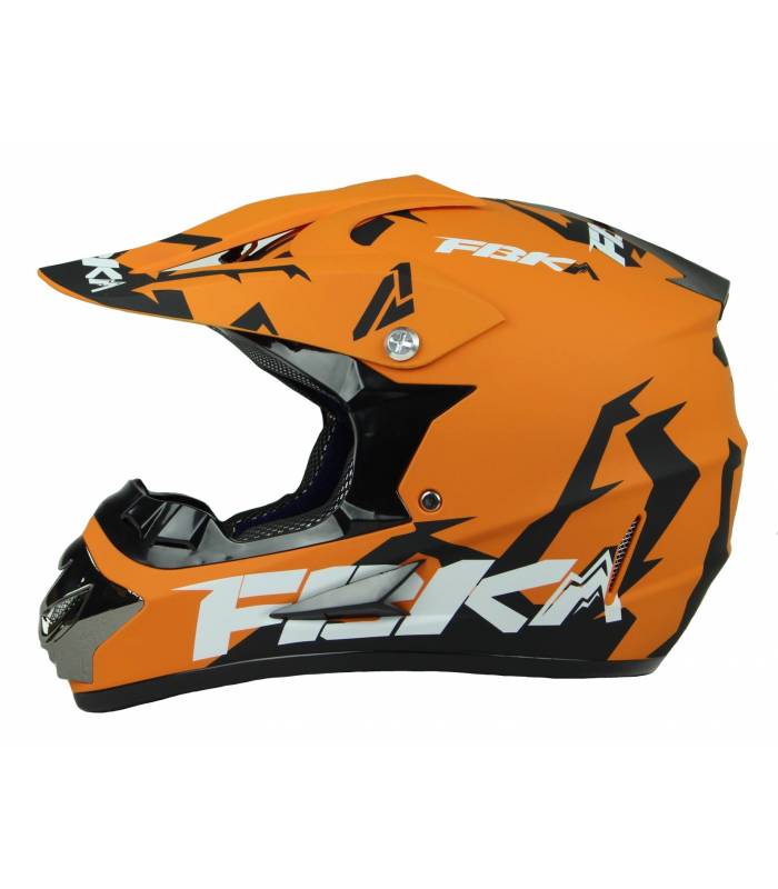 Motocrossová helma oranžová XTR
