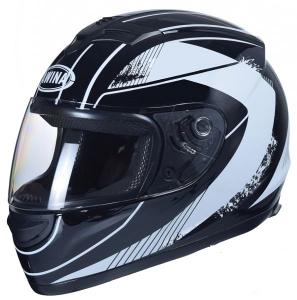 Integrální moto helma Awina černo-bílá