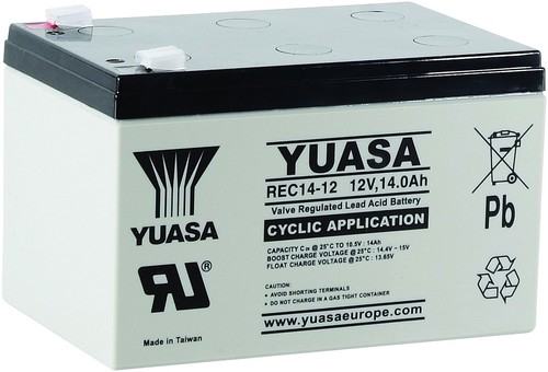 Trakční baterie Yuasa 12V 14Ah