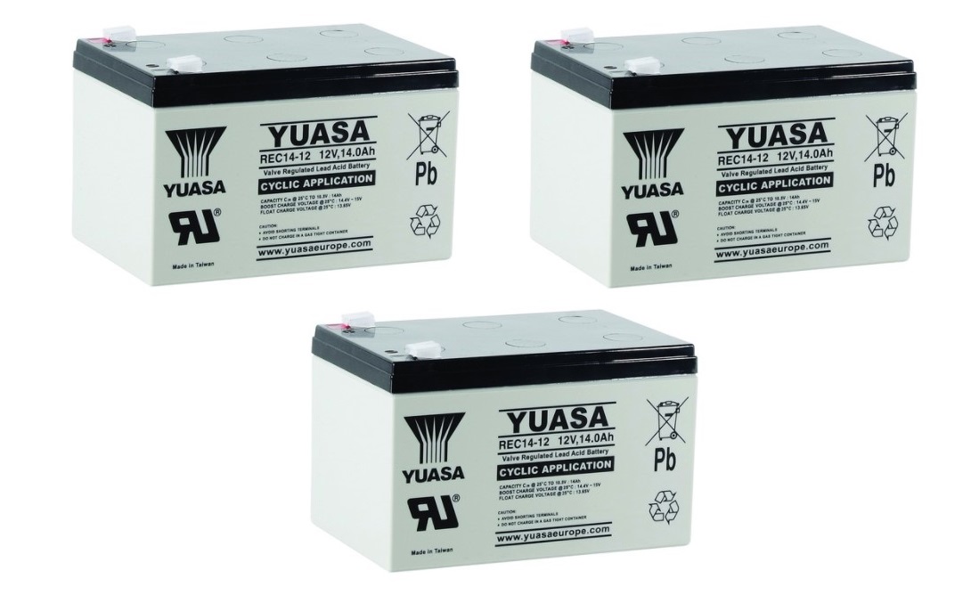 Trakční baterie Yuasa 36V 14Ah